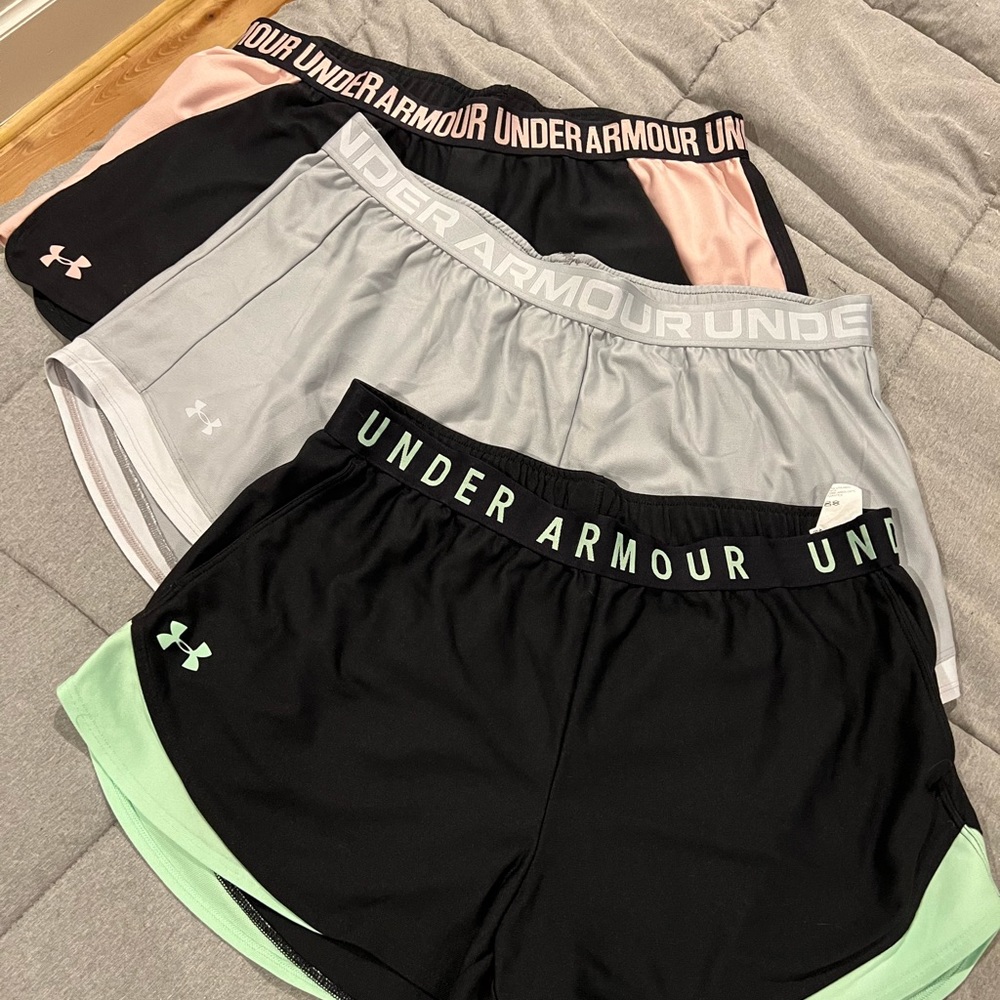 3 pairs XL Under Armour Women’s Shorts